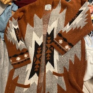 Long Western Cardigan